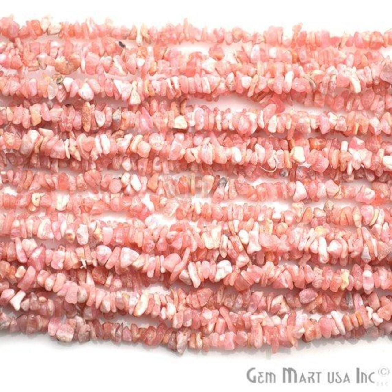 Natural Chip Beads, 34 Inch, Genuine Chip Strands, Drilled Strung Nugget Beads, 3-7mm, Polished, GemMartUSA (70001)